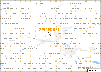 map of Zeigerheim