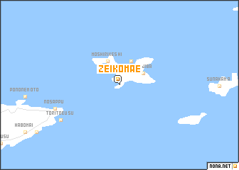 map of Zeikomae