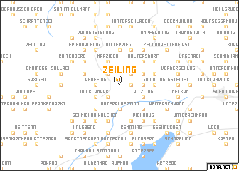 map of Zeiling
