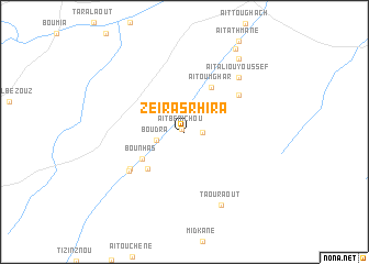 map of Zeïra Srhira