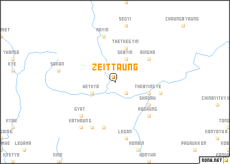 map of Zeittaung