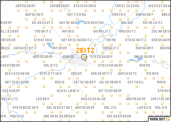 map of Zeitz