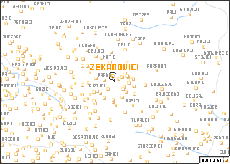 map of (( Zekanovići ))