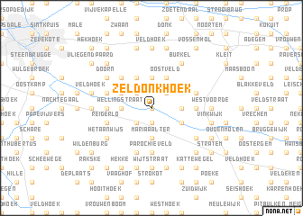 map of Zeldonkhoek