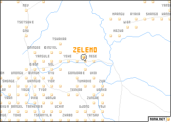 map of Zelemo