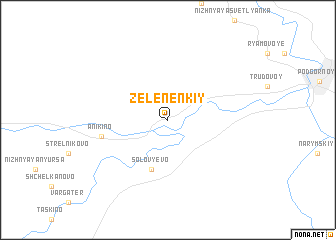 map of Zelenen\