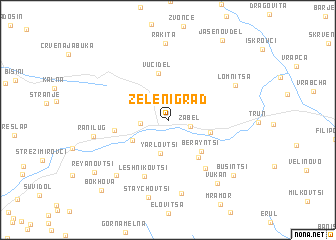 map of Zelenigrad