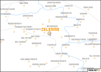 map of Zelenino