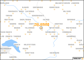 map of Zelenino