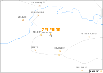 map of Zelenino