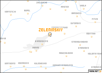 map of Zeleninskiy