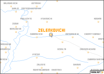 map of Zelenkovichi
