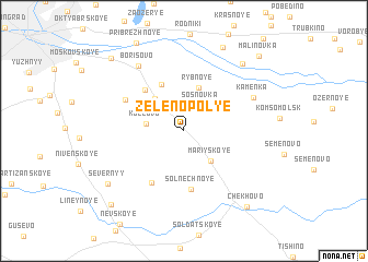 map of Zelënopol\