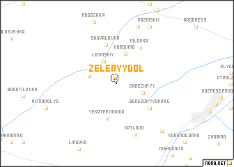 map of Zelënyy Dol