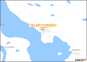 map of Zelënyye Prudy