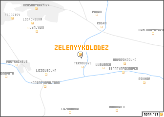 map of Zelenyy Kolodezʼ