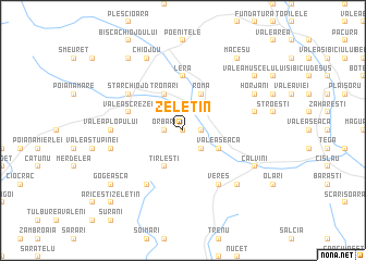 map of Zeletin