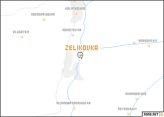 map of Zelikovka