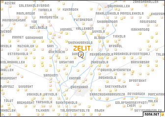 map of Zelīt