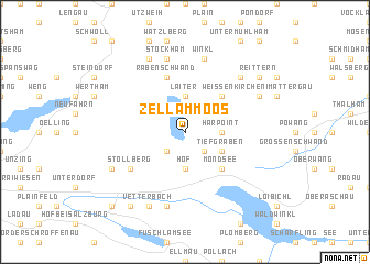 map of Zell am Moos