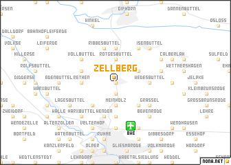 map of Zellberg