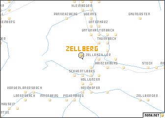 map of Zellberg