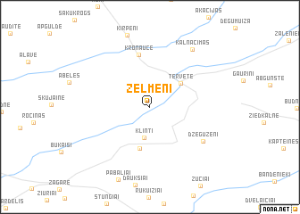 map of Zelmeņi