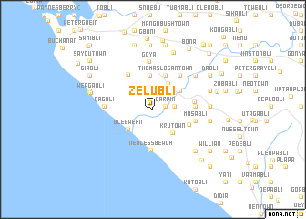 map of Zelubli