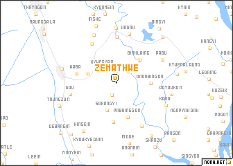 map of Zemathwe