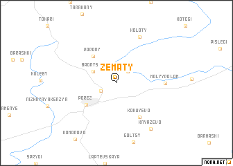 map of Zematy