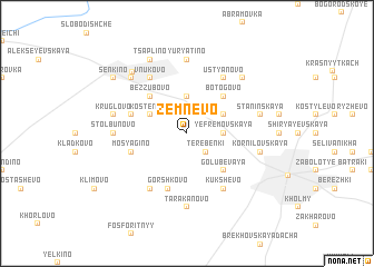 map of Zemnëvo