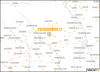 map of Zemo-Ambreti