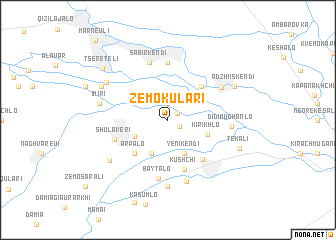 map of Zemo-Kulari