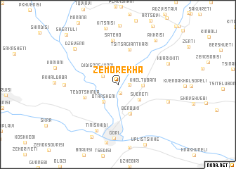 map of Zemo Rekha