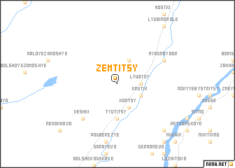 map of Zemtitsy