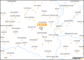 map of Zenāb