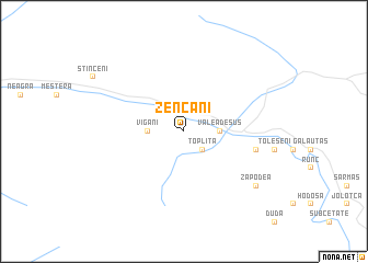 map of Zencani