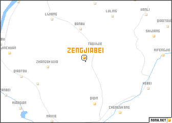map of Zengjiabei