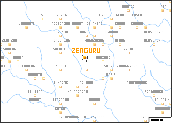 map of Zenguru