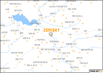 map of Zenisht