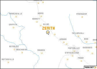 map of Zenith