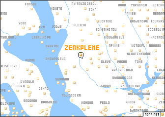 map of Zenkplémé