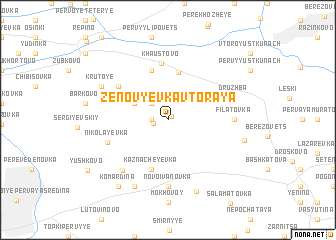 map of Zenov\