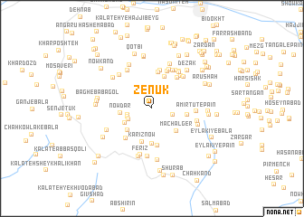map of Zenūk
