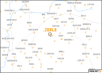 map of Zeple