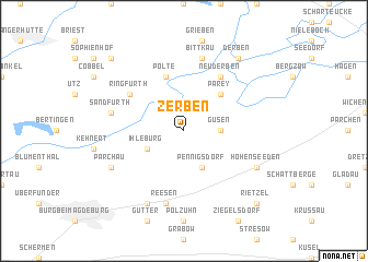 map of Zerben