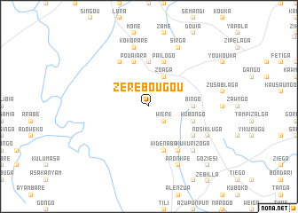 map of Zérébougou