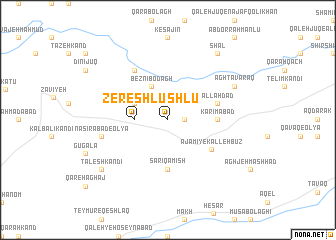 map of Zereshlū