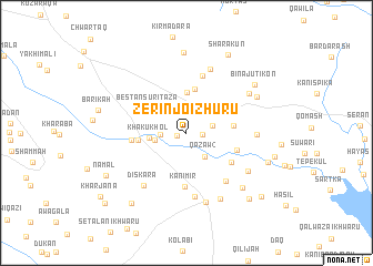 map of Zērinjō-i Zhūrū