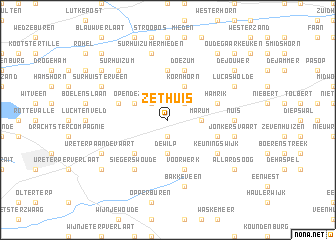 map of Zethuis